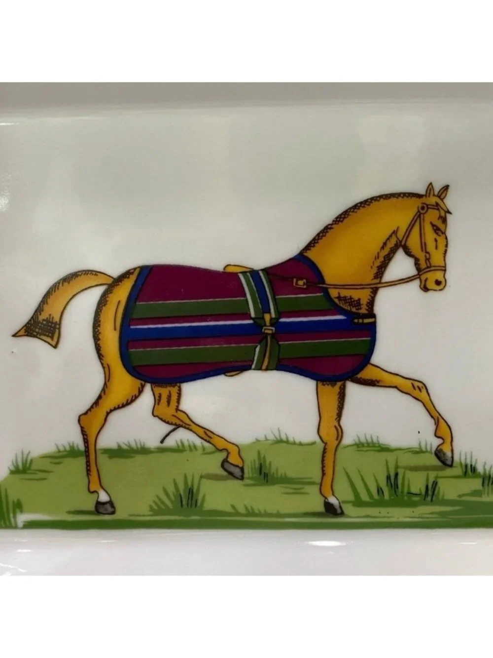 Hermes Cigar Ashtray Horse Ceramic